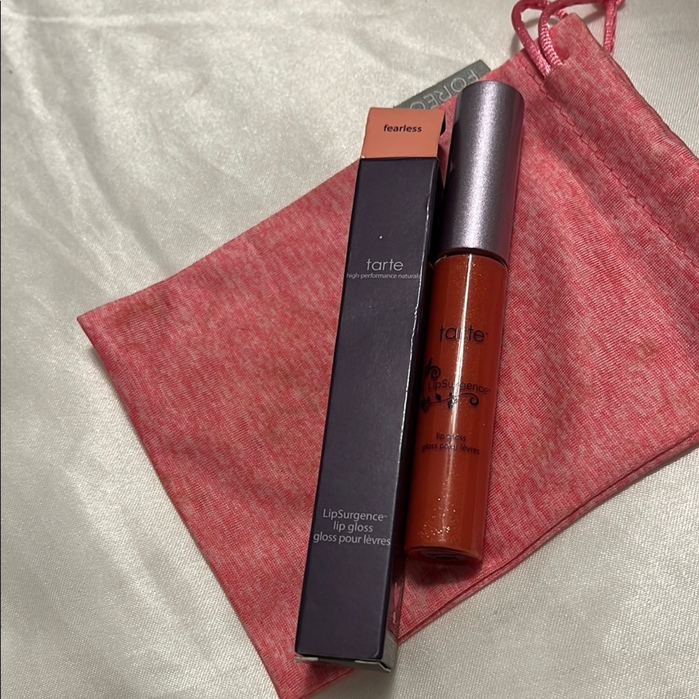 🆕Tarte LipSurgence Lip Gloss - Fearless Orange